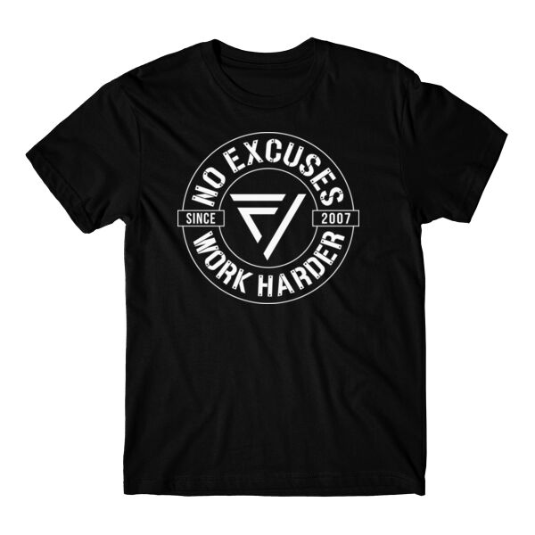 VERGE - NO EXCUSES - PREMIUM T-SHIRT - WT6S1M Thumbnail