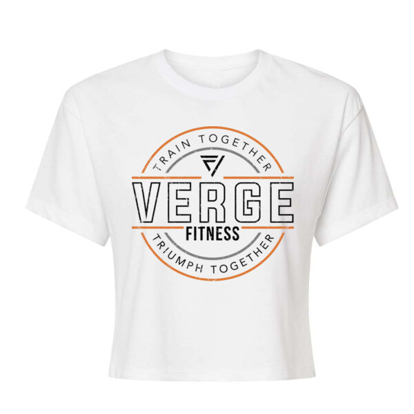 VERGE - TRIUMPH TOGETHER - WOMEN'S CROPPED T-SHIRT - $ANM1T2$ Thumbnail