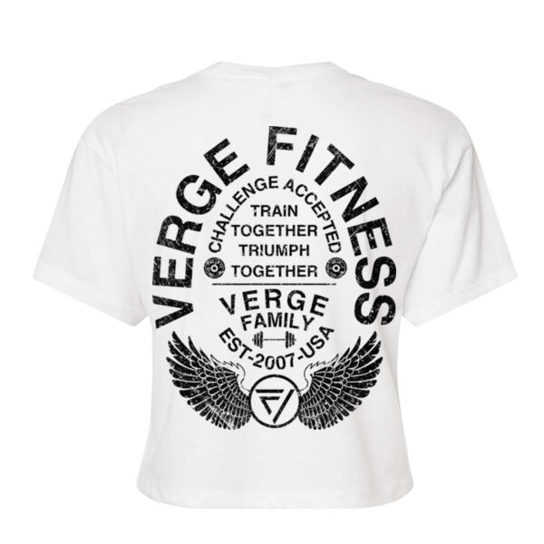 FAMILY GIVES YOU WINGS - WOMEN'S CROP T-SHIRT - $C1SHJN$ Thumbnail