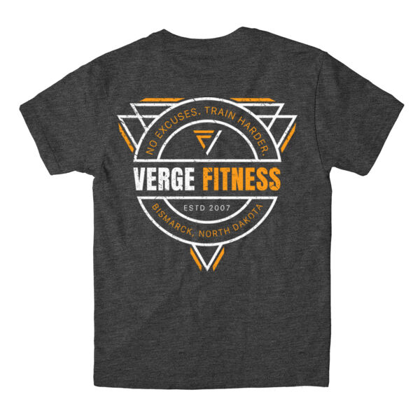 NO EXCUSES. TRAIN HARDER. - T-SHIRT - $LA63E9$ Thumbnail