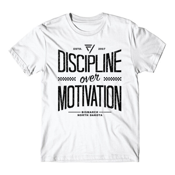 DISCIPLINE OVER MOTIVATION - T-SHIRT - $HG3RQC$ Thumbnail